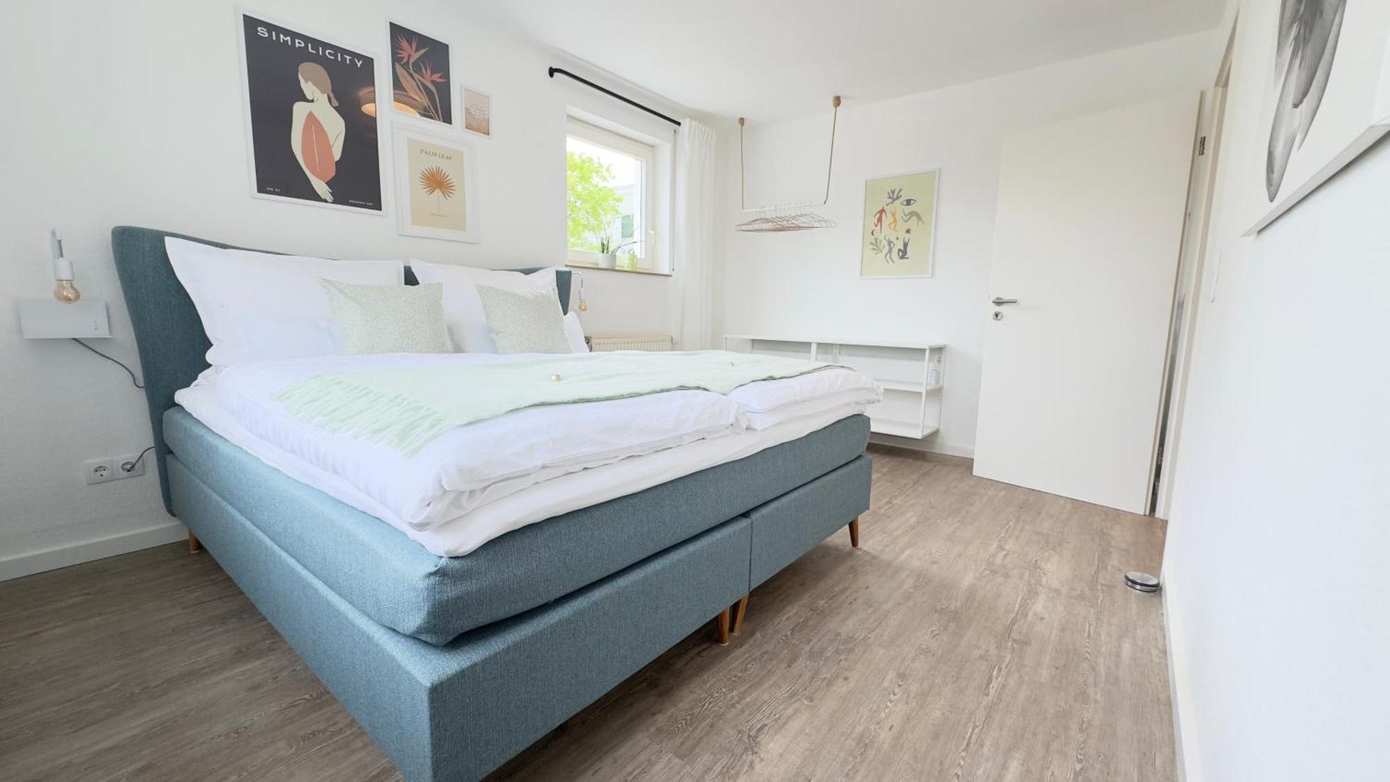 Fewo Am Park - 4P, Boxspringbett, Balkon, Smarttv, Gesundbrunnen, Familienfreundlich Halle  Esterno foto