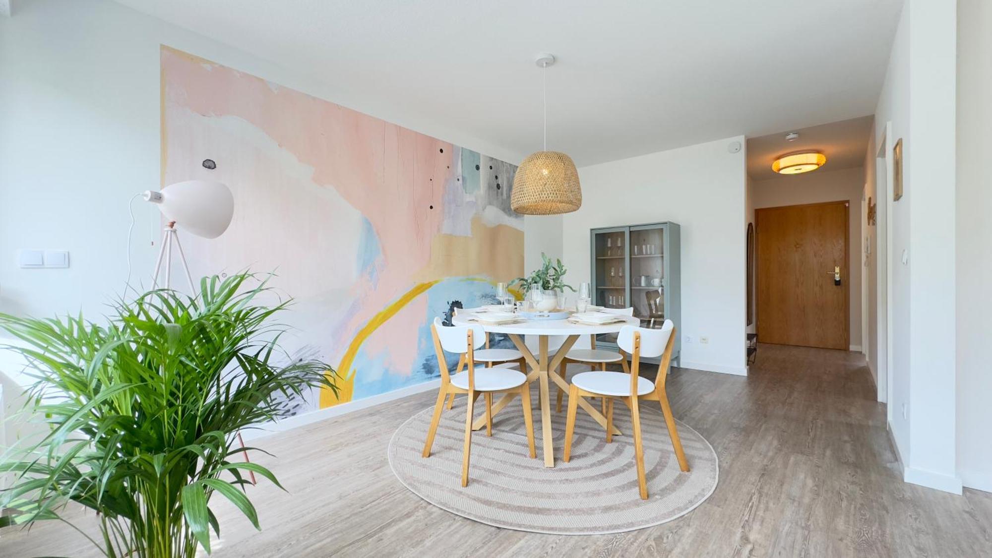 Fewo Am Park - 4P, Boxspringbett, Balkon, Smarttv, Gesundbrunnen, Familienfreundlich Halle  Esterno foto