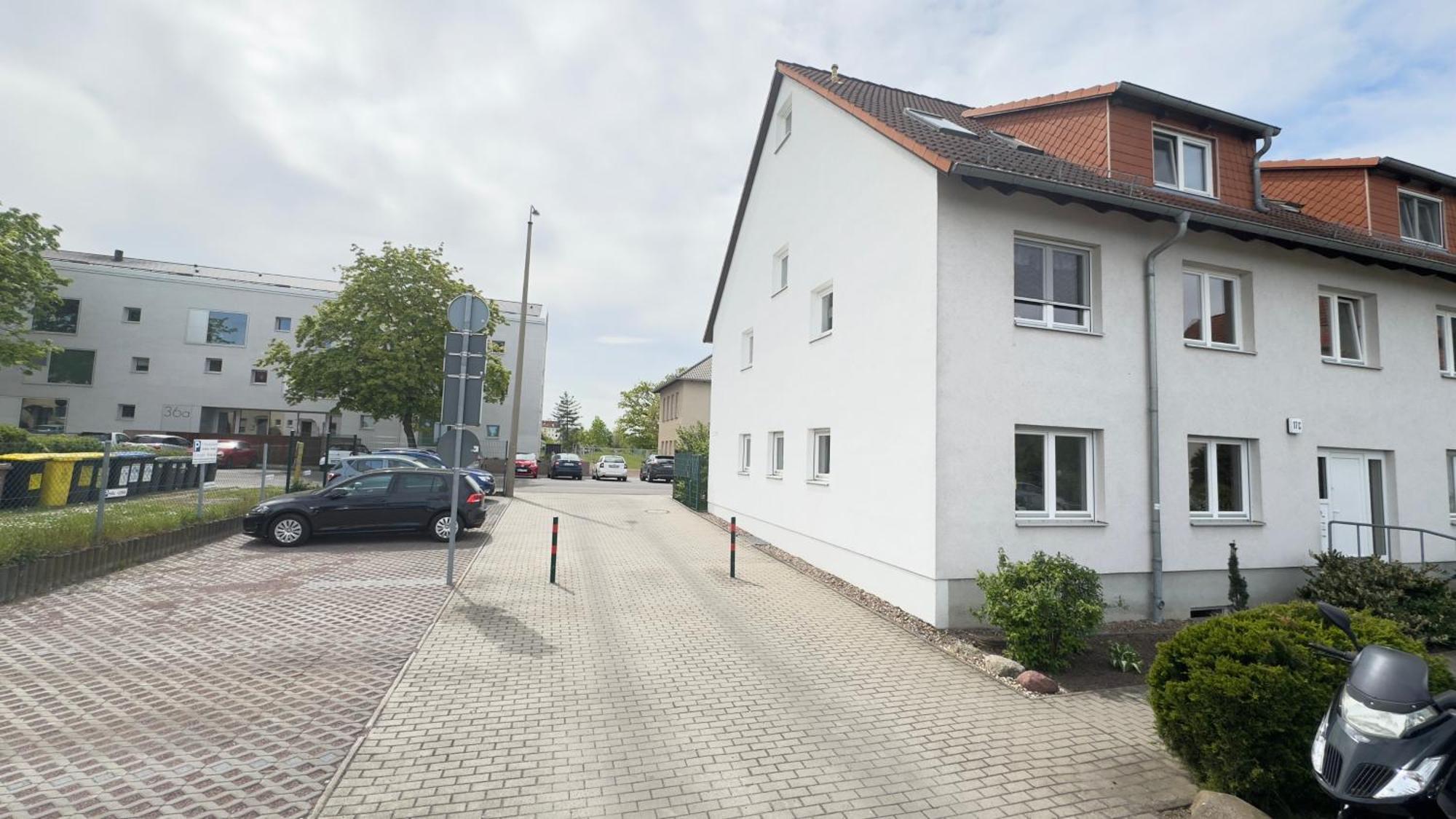 Fewo Am Park - 4P, Boxspringbett, Balkon, Smarttv, Gesundbrunnen, Familienfreundlich Halle  Esterno foto